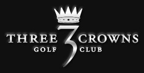 three crowns silver logo Three Crowns Golf Club Logo